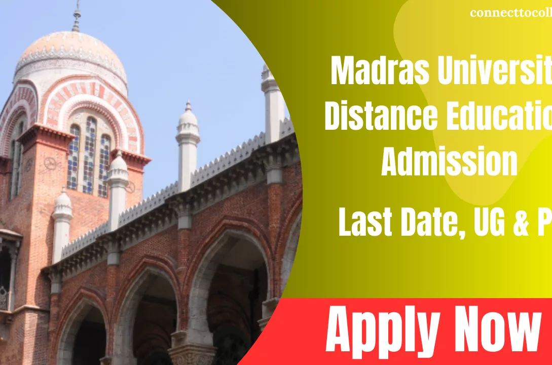 Madras University Distance Education Admission