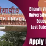 Bharati Vidyapeeth University Distance Education