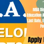 BA Distance Education