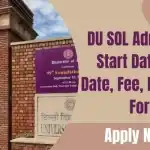 DU SOL Admission