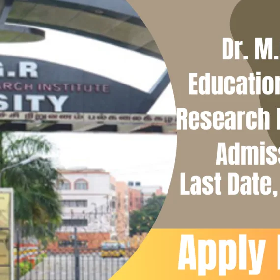 Dr. M.G.R. Educational and Research Institute Distance Education