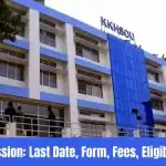 KKHSOU Admission