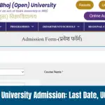 MP Bhoj Open University Admission