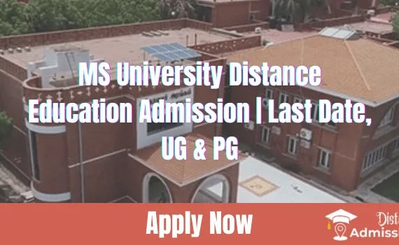 MS University Distance Education Admission