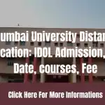Mumbai University Distance Education Admission