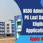 NSOU Admission