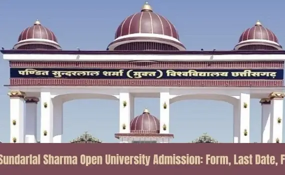 Pt Sundarlal Sharma Open University Admission