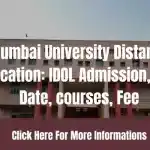 Mumbai University Distance Education Admission